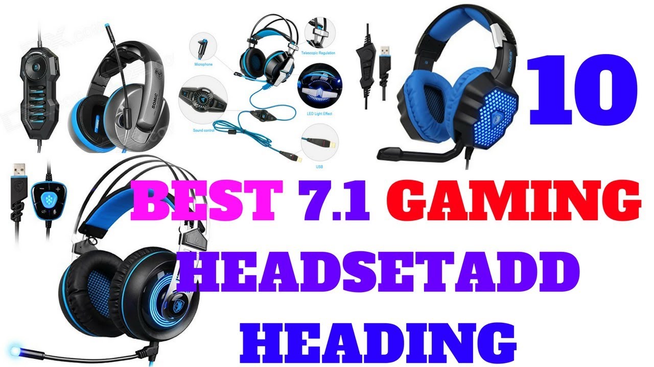 best 7.1 gaming headsets